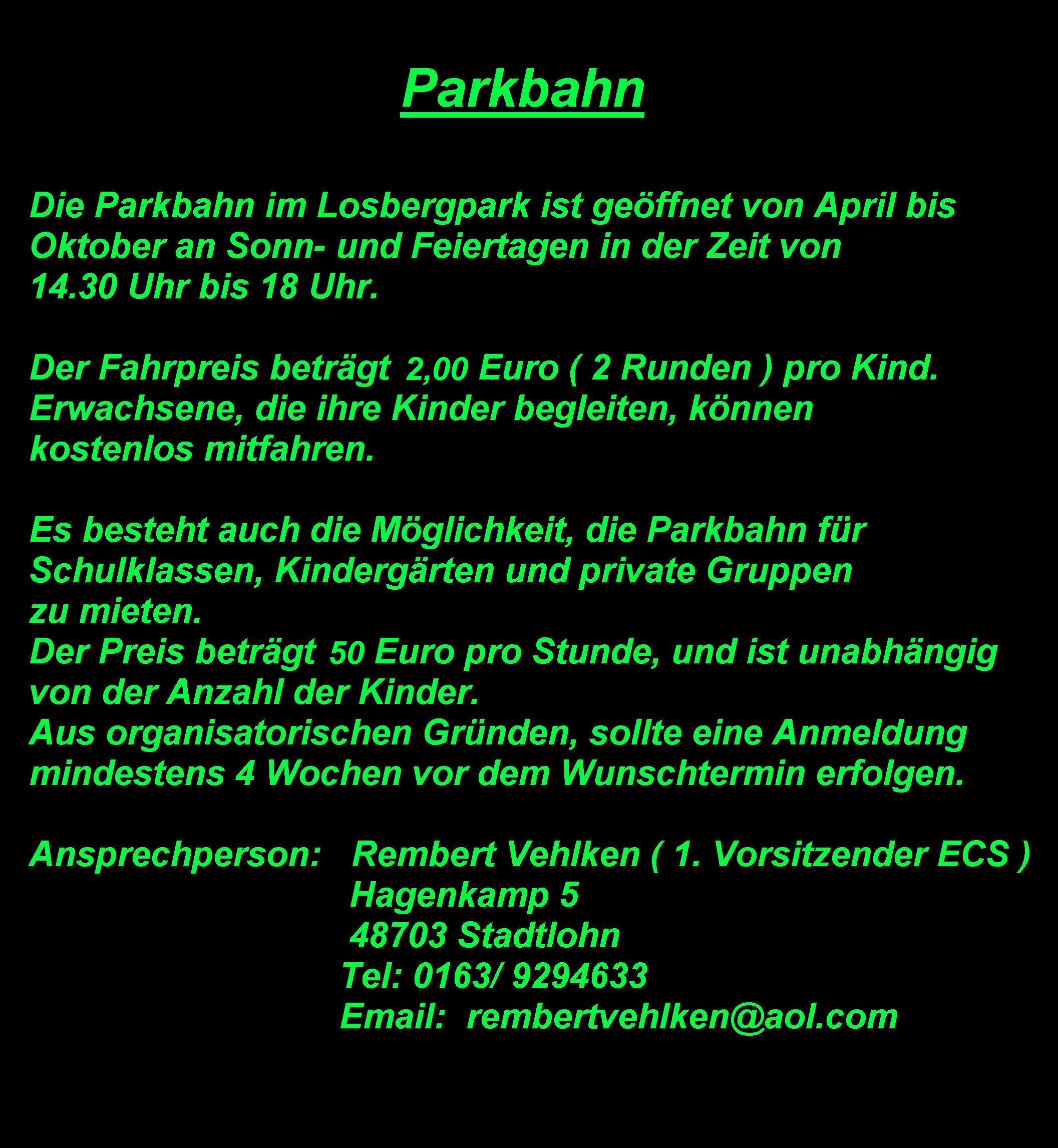 Parkbahn INFO 3